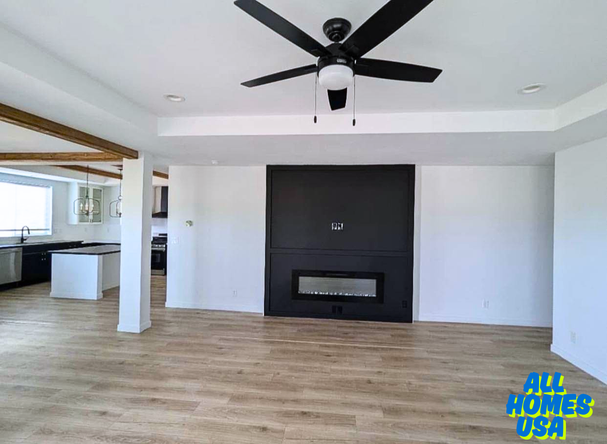 Modern farmhouse living area